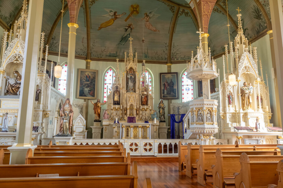St. Mary's of the Assumption Pulpit
Completed in 1895, Praha, TX