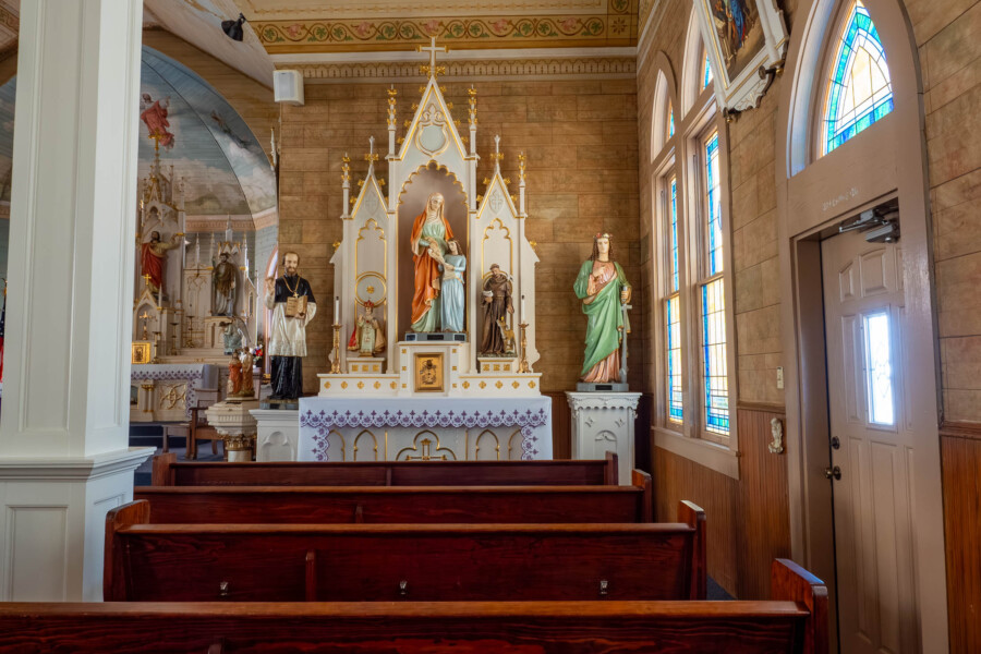 Ascension of Our Lord Catholic Church Side
Moravia, TX